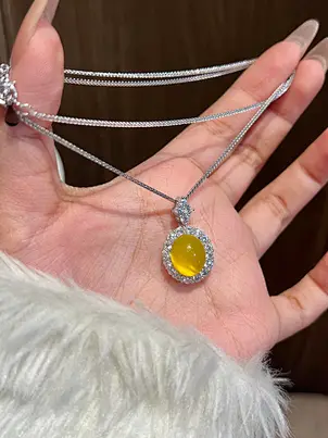 Yellow Chalcedony Jewelry For Women
